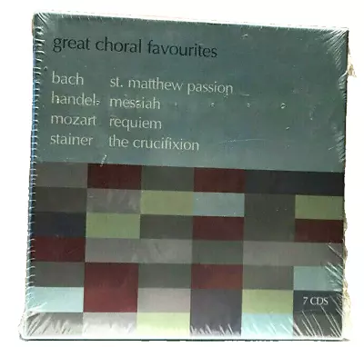 RESONANCE 7-CD Box Set: Great Choral Favourites Bach Handel ++ 2003 UK SEALED • $49.99