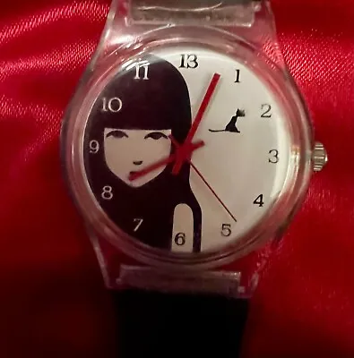 RARE Collectable  Emily The Strange  Watch Gothic Girl Y2K (2000)  • $100