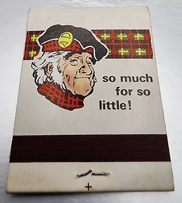 Vintage The Thrifty Scot Motel Matchbook MN ND Locations Collector's Gift FULL • $4
