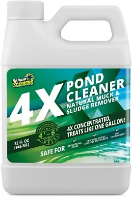 4X Pond Cleaner - Reduces Muck & Sludge For A Clean Natural Look  32 Fluid Ounce • $42.60