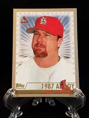 2000 Magic Moments Mark McGwire 1987 AL Rookie Of The Year Topps  Card # 236 • $1.95