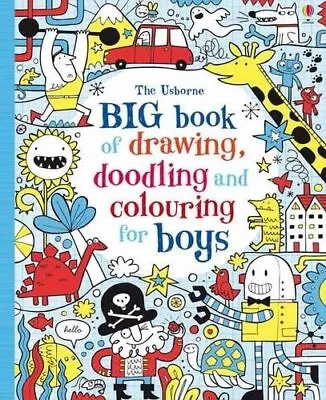 Big Book Of Drawing Doodling & Colouring For Boys (Usborne Drawin... By Various • £3.73