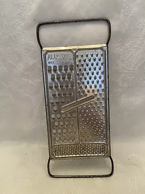 Vintage ALL IN ONE Metal Grater • $7.95