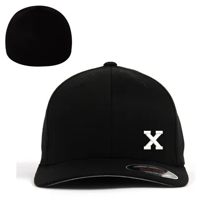 Flexfit Flex Fit MALCOLM X On The Front Side Baseball Cap Hat Black S/M Or L/XL • $22.99