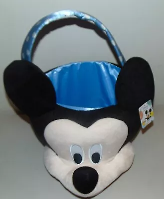 Disney Mickey Mouse Head Jumbo Plush Easter Basket Large Capacity • $17.99