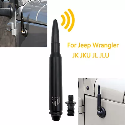 Car Short Aerial Antenna Mast Radio For 2007-2021 Jeep Wrangler JL JLU JK JKU • $7.55
