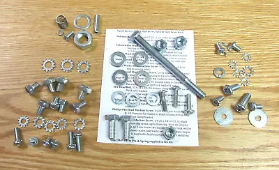 1955 1956 CHEVY STEERING COLUMN ASSEMBLY & INSTALLATION HARDWARE KIT 56 Pieces • $33.90