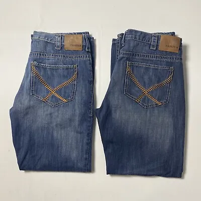 Wrangler 20X Style 33 Mens 34x32 (34x31) Relaxed Cowboy Western Jeans Lot Of 2 • $44.99