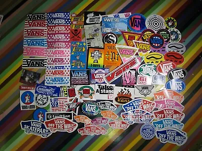 Vtg 1990s 2000s Vans Skateboards Sticker - Caballero Agah Faultline Warped Tour • $18