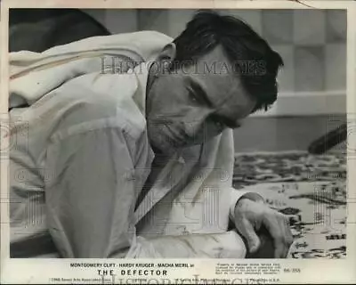 1966 Press Photo Montgomery Clift In Scene From  The Defector  - Tup15963 • $17.99
