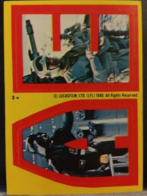 1980 Topps Star Wars - The Empire Strikes Back Sticker #3 RI Darth Vader  • $2.40