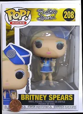 Funko Pop! Vinyl Bobble-Head Rocks Britney Spears #208  Britney Spears    T77 • $15.95