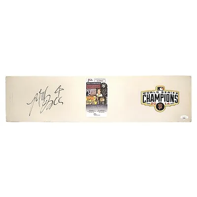 Madison Bumgarner San Francisco Giants Signed Autographed Pitching Rubber JSA SF • $419.88