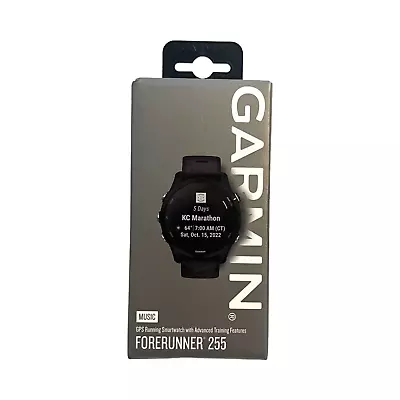 Garmin Forerunner 255S Black GPS Enabled Running Watch W Music 010-02641-22 Open • $319.99