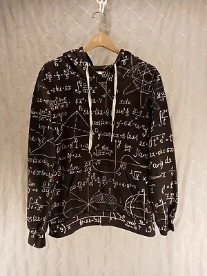 Hoodie With Algebra (Math Equations) On It Men's Sz. Medium Unbranded • $15.98