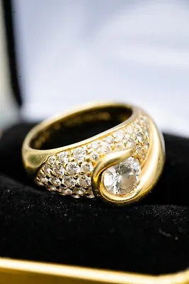 Jose Hess 14k Yellow Gold 1 Ct Diamond Engagement Ring Gia Certified Excellent • $9000