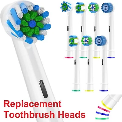Electric Toothbrush Heads Replacement For Oral B Braun Models Series Head Refill • $9.99