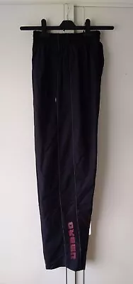 UMBRO Black Sports Tracksuit Bottoms Elasticated Tie Waist /Size  S -Leg 30 /VGC • £14