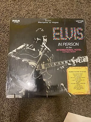 Elvis Presley In Person Int Hotel Las Vegas Back In Memphis Album Vinyl 2 Record • $15