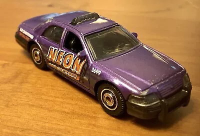 MATCHBOX 2006 Ford Crown Victoria Diecast Taxi Car MB901 NEON CAB COMPANY 1:71 • $11.95