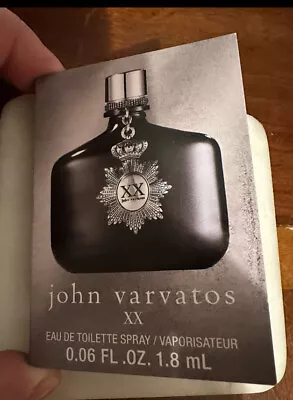 JOHN VARVATOS XX Eau De Toilette Sample Spray .06oz 1.8mL • $8.50