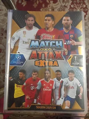 £15 • Buy Topps Match Attax Extra 2019/20 Champions Euro League Folder With 140 Cards 