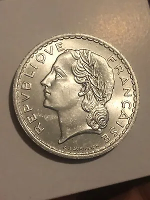France 1950 5 Francs KM888b.2 Uncirculated NR  8-12 • $8.10