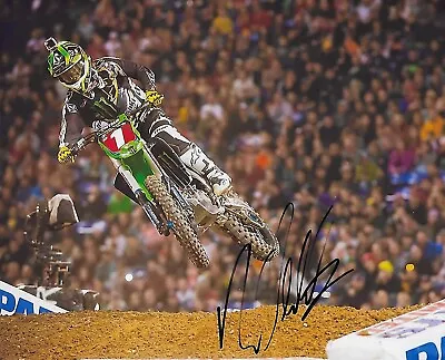 Ryan Villopoto Supercross Motocross Signed Autographed 8x10 Photo.. • $109.99