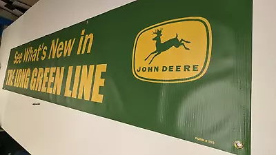 John Deere '62 Vintage Style Banner Dealer Promo Sign Ad Variant 1 • $98