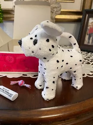 American Girl Dalmation Puppy With Magnetic Toy Pull Toy Hoodie And Doggie Bed • $23