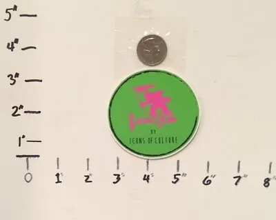 Gotcha Green Pink Neon Vintage Round 3  Sticker 2b • $4.95
