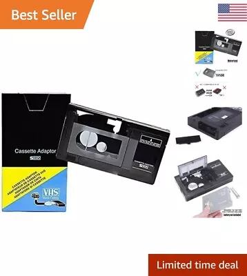 Motorized VHS-C To VHS Cassette Adapter - Play VHS-C Tapes In Standard VCR • $65.99