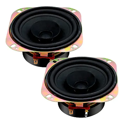 5Core 2Pcs 4  Inch 40 W 4 Ohm Car Audio Speaker DJ PA Premium Dual Cone Speaker • $15.99