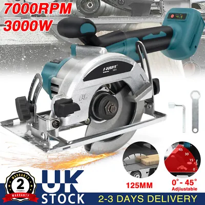 For Makita 18V Battery Cordless Circular Saw Brushles Electric Wood Cutter Body • £37.88