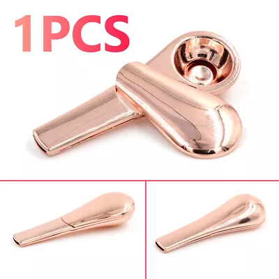 Portable Magnetic Metal Spoon Smoking Pipe Gold With Gift Box- FAST SHIP • $10.49