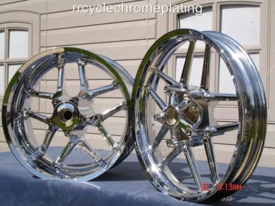 $1895 • Buy Harley Chrome VROD V ROD 11-16 Night Rod Wheels Rims VRSCDX Exchange Prog