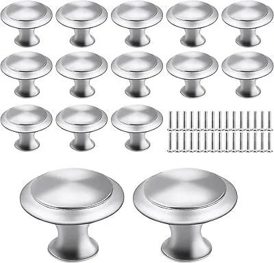 30PCS Cabinet Knobs Drawer Pulls Door Handles Kitchen Hardware Brushed Nickel • $9.09