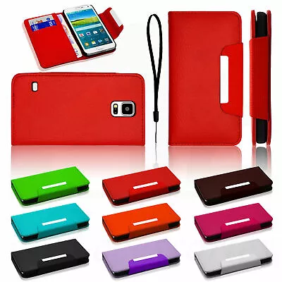 Luxury Magnetic Leather Flip Wallet Stand Case Book Cover For Samsung Galaxy All • £2.45