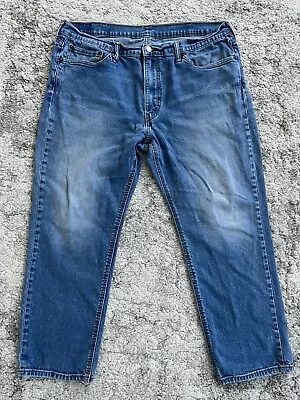 Levis 541 Jeans Mens 38x30 Blue Stretch Athletic Fit Tapered Leg Pockets Denim • $16.99