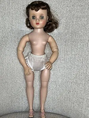 1950s Madame Alexander Elise 15” Hard Plastic & Vinyl Brunette Doll • $225