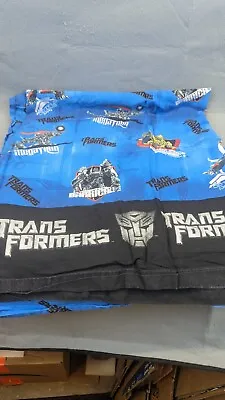 Hasbro Trans Formers Full Flat Bed Sheet Only Cotton Blend Sheet 2007 • $13