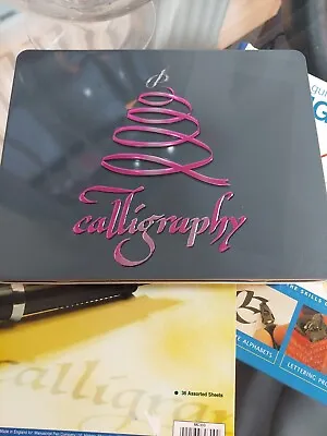 £25 • Buy Parker Vector Fountain Pen Calligraphy Gift Set - New -  4 Nib 6 Ink Cartridges