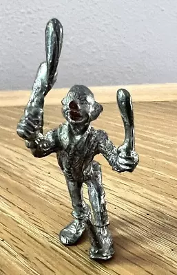 Miniature Pewter Clown Figurine • $18