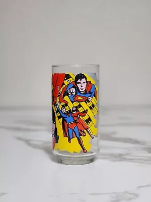 Vintage 1978 DC Comics Superman Pepsi Collectible Glass Cup • $14.99