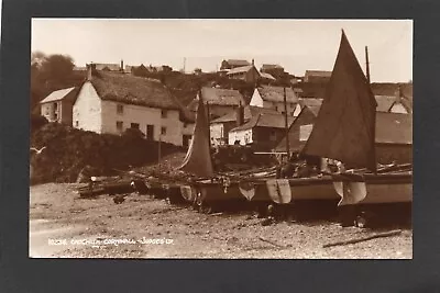 Postcard Cadgwith Nr Lizard Cornwall Village View Boats Posted 1954 RP Judges • £6.99