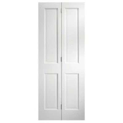 JELD-WEN AVESTA TRADITIONAL 4 PANEL PRIMED BI-FOLD DOOR 1981 X 610 X 35mm • £80