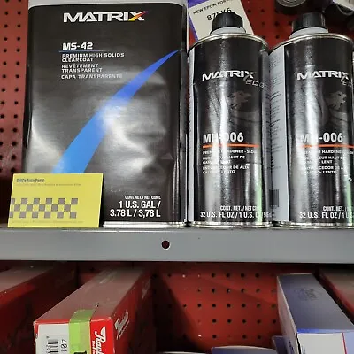 MS-42 (KIT) GALLON MATRIX PREMIUM HIGH SOLIDS CLEARCOAT with TWO MH-006 Slow • $349