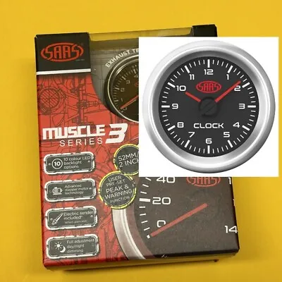 Clock SAAS Muscle 3 52mm 2  SG32290 • $117.66