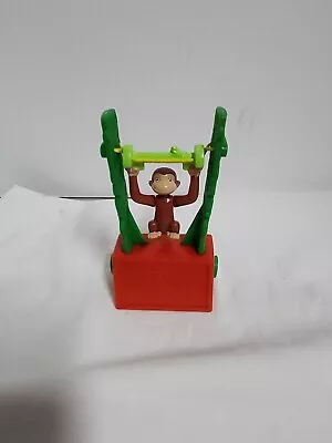 Universal Studios Curious George Monkey Trapeze Flip Toy Figure Cake Topper • $3.99