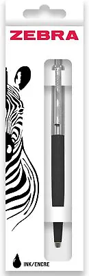 £4.99 • Buy Zebra Pen Retractable Ballpoint Pens Black Premium Barrel Medium All Colours